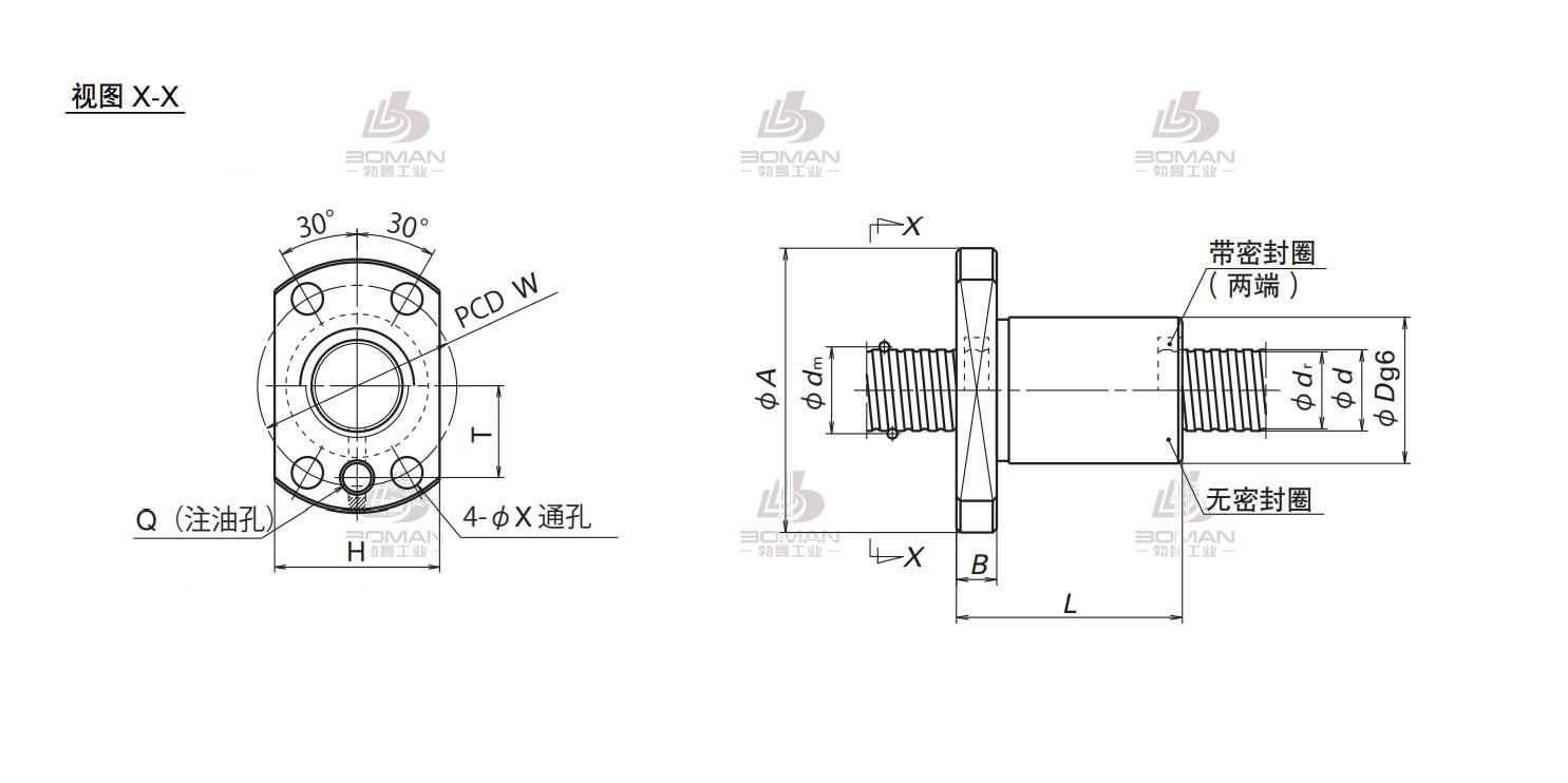 MSFD3202-6-NSK ZFD滚珠丝杠