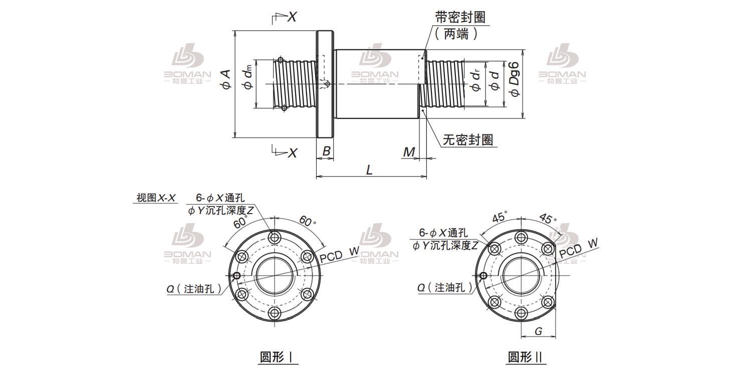 SFD3205-6-NSK SFD滚珠丝杠