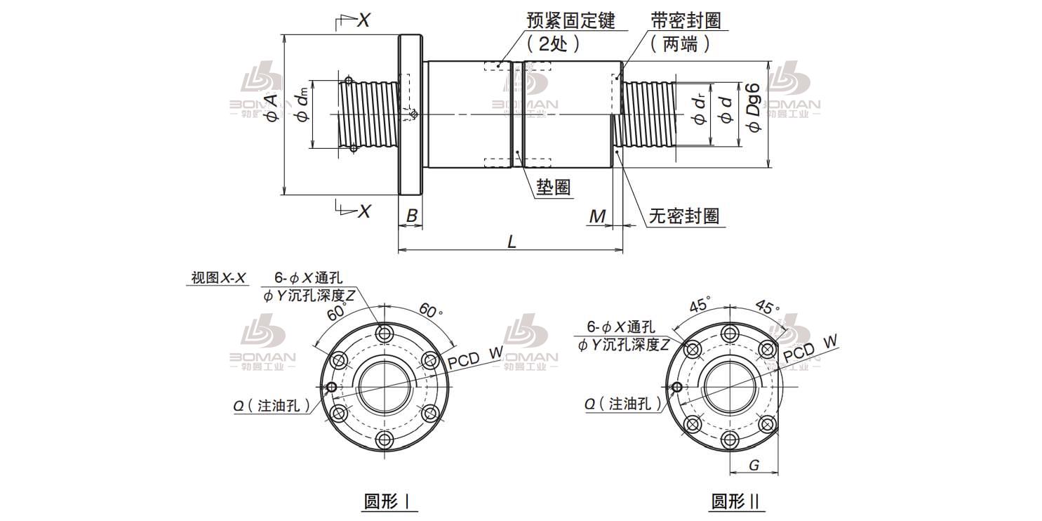 DFD8020-3-NSK SFD滚珠丝杠