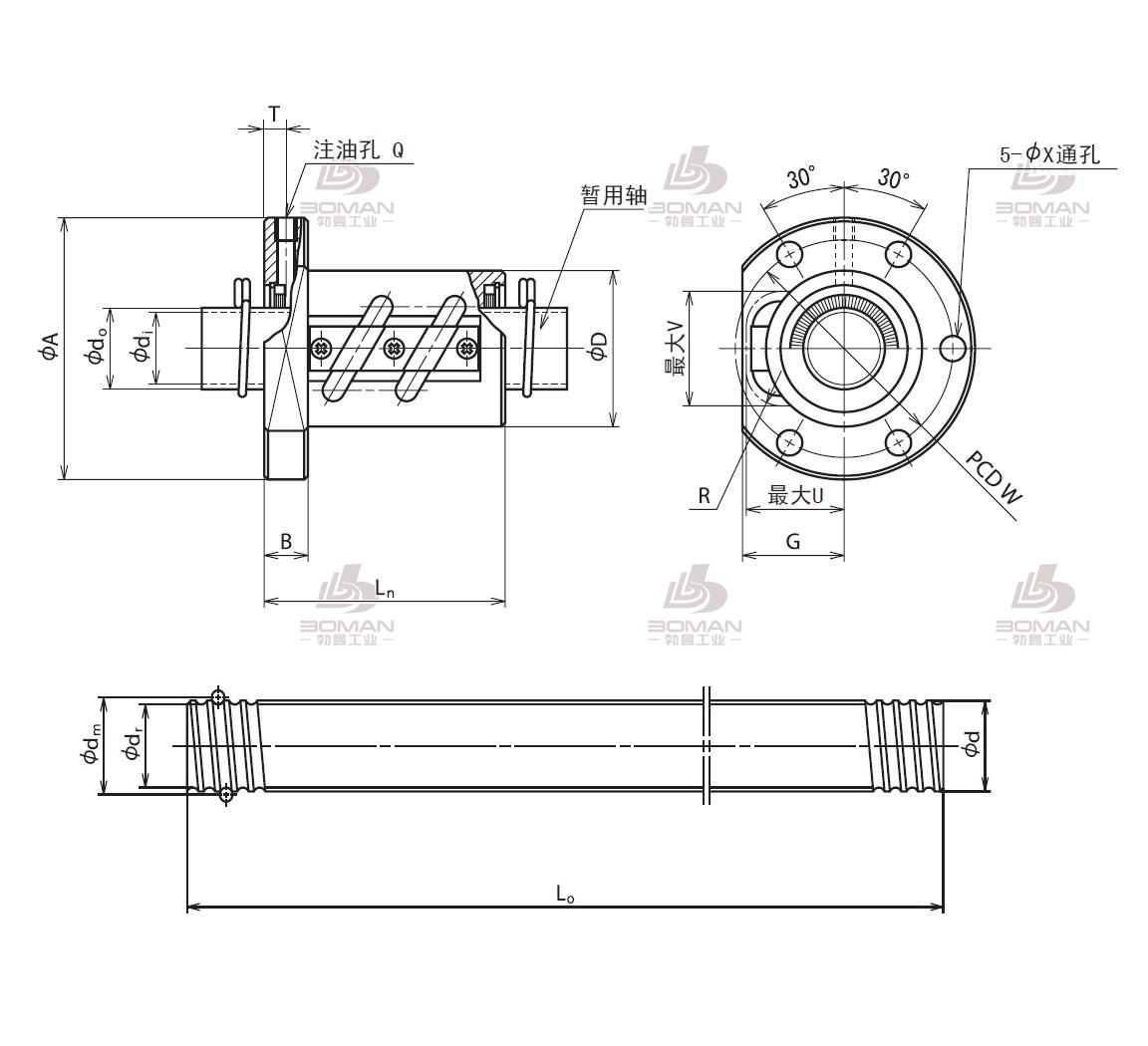 RNFTL2510A5-NSK冷轧滚珠丝杠