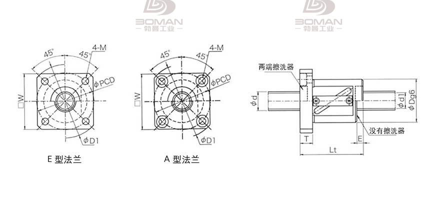 KURODA GR0801JS-EDNR 黑田滚珠丝杆弹珠怎么安装