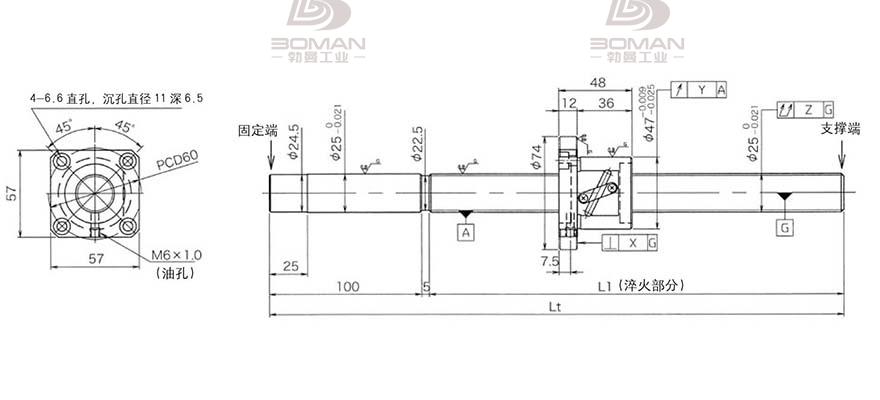 KURODA GG2505DS-AALR-1505A 丝杠黑田