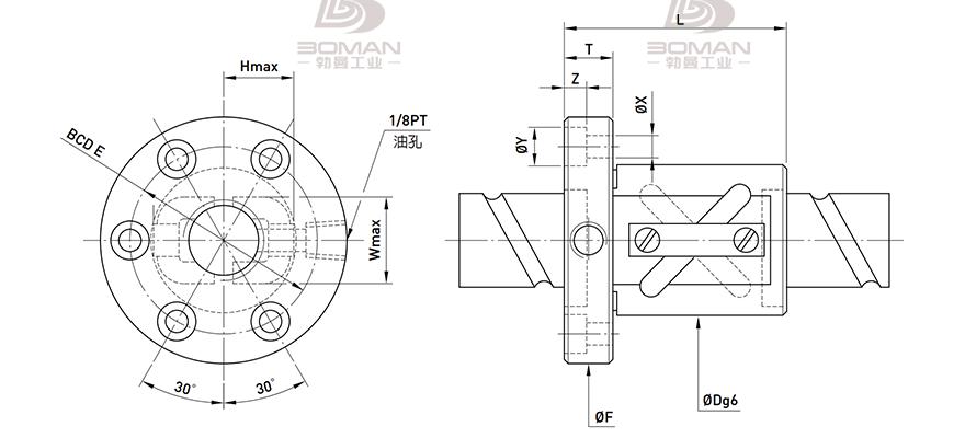 HIWIN上银 DFSV 上银滚珠丝杠型号说明