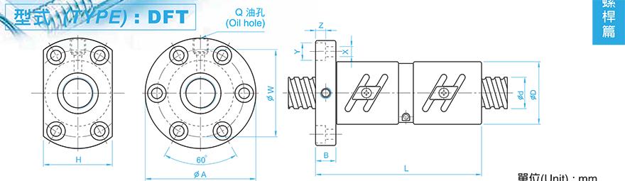 TBI DFT03205-5 TBI丝杠命名规则