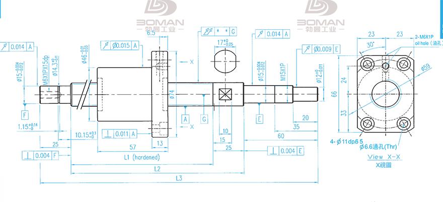 TBI XSVR02010B1DGC5-499-P1 TBI丝杆运动部位生锈