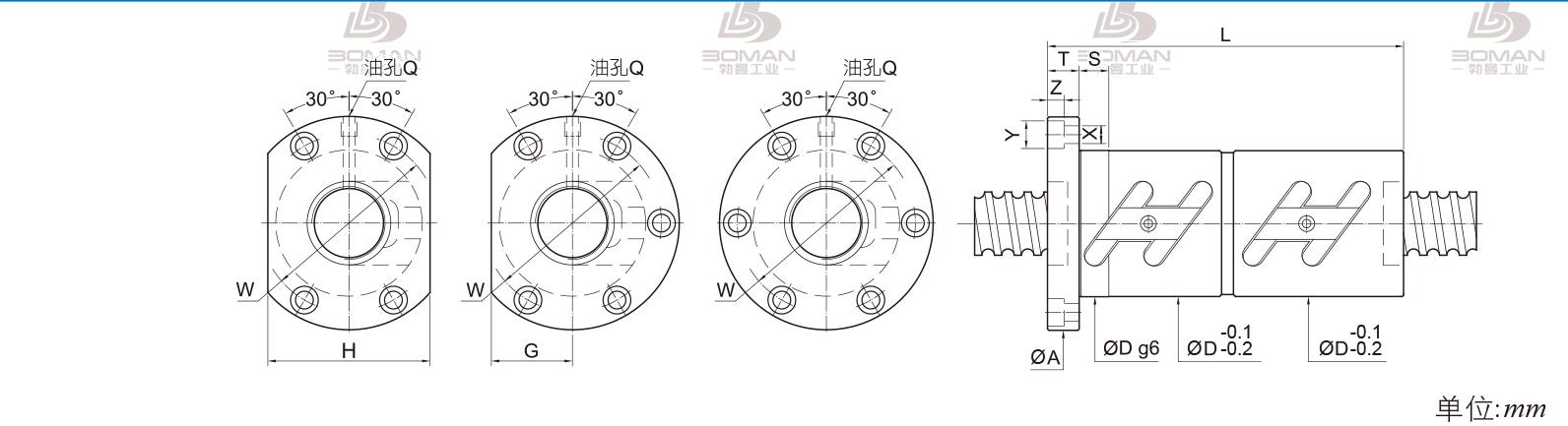 PMI FDWC1604 pmi 滚珠丝杠滑台报价