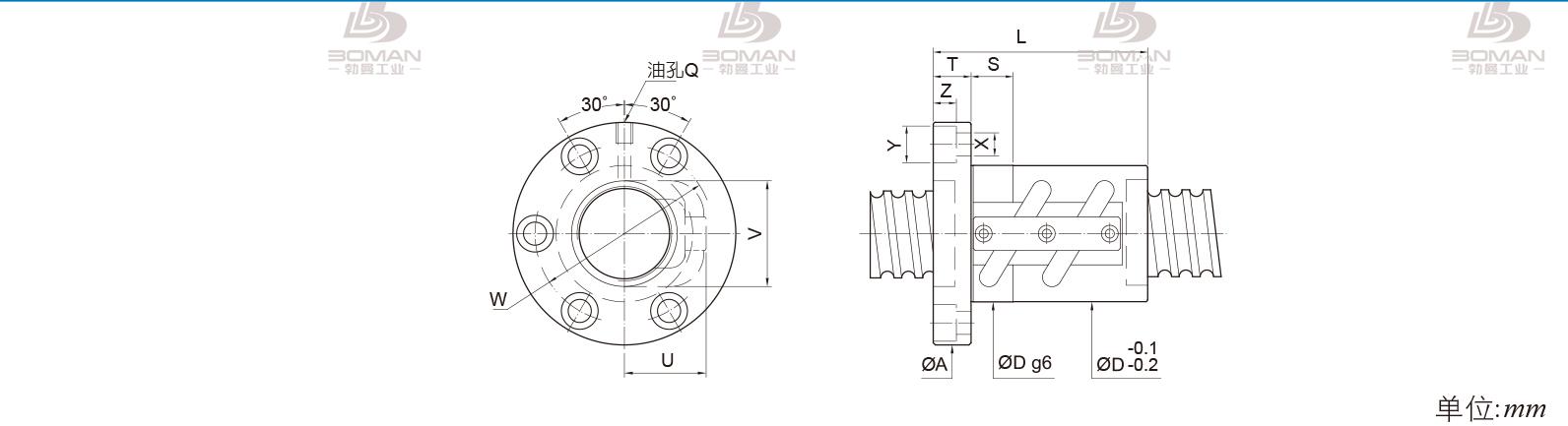 PMI FSVC5010 精密pmi丝杠