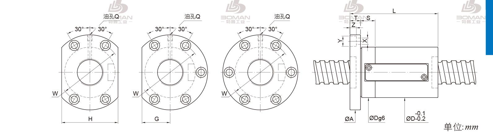 PMI FSWE2516-2.5 pmi丝杠和nsk对比