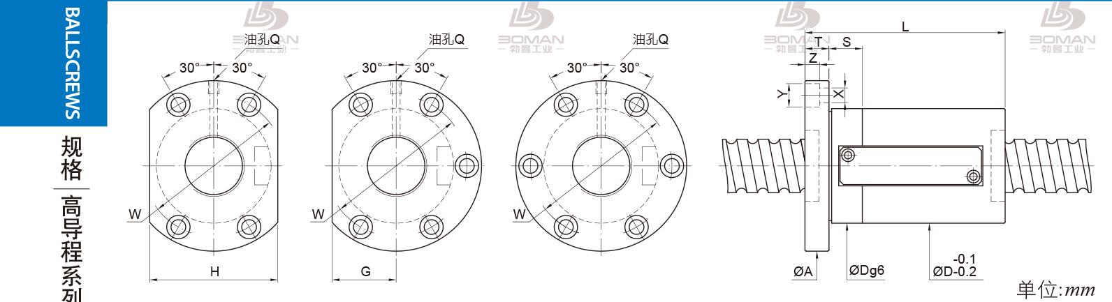 PMI FSWE4020-1.5 pmi滚珠丝杆银泰