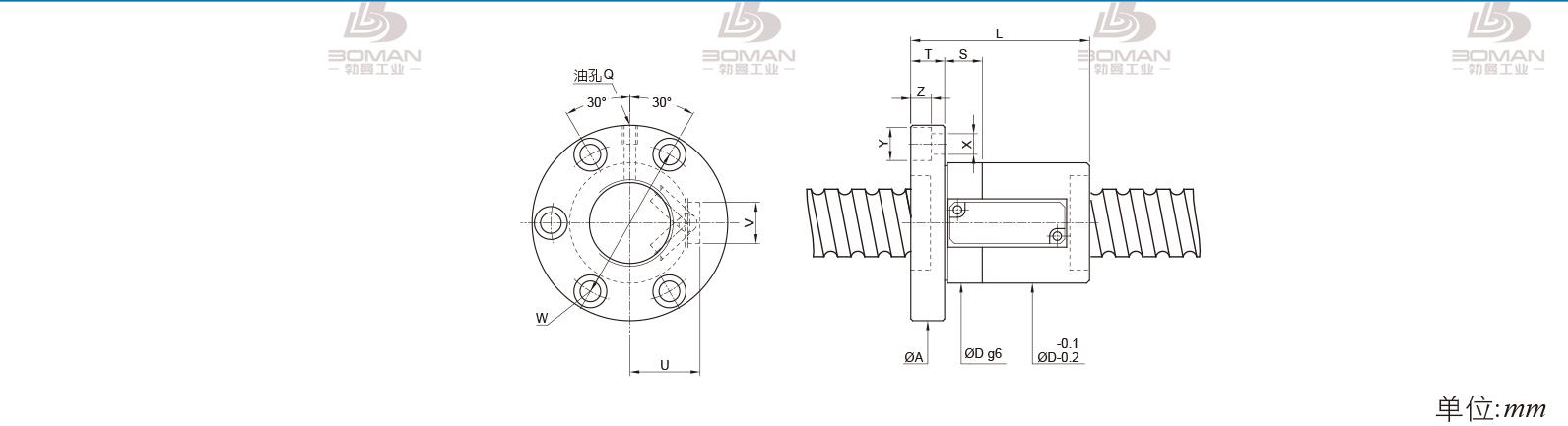 PMI FSVE5010-5 丝杆精密级和转造级pmi