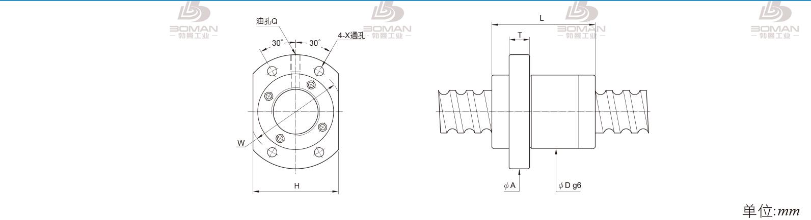 PMI FSKC2040-1.6 pmi丝杠规格与选型