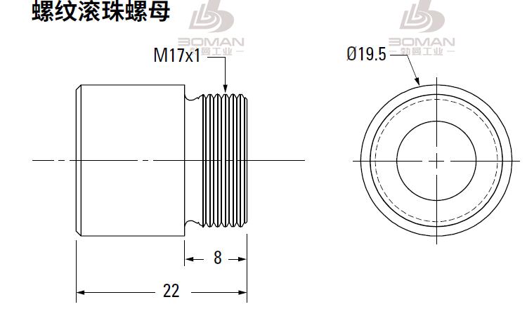 THOMSON 8103-448-022 汤姆森丝杠升降机