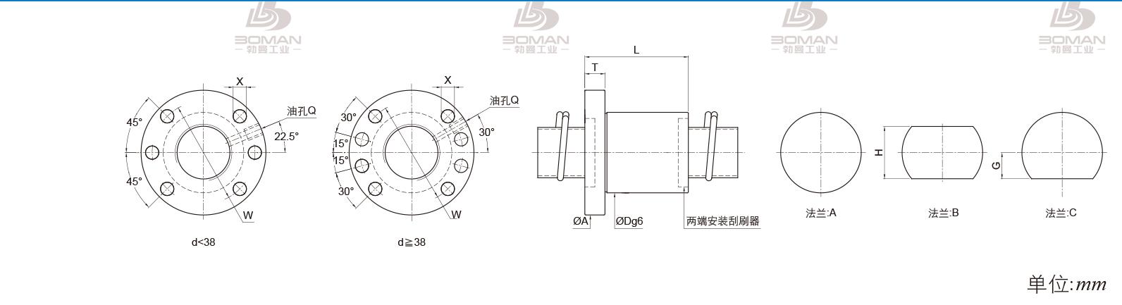 PMI FSDN1505V-4.0P pmi滚珠丝杆选型