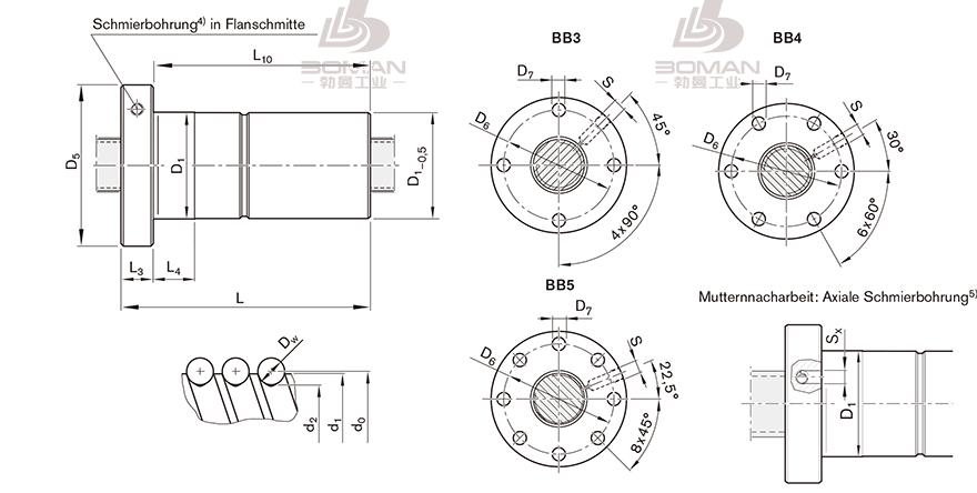 REXROTH R1502 tsk滚珠丝杠