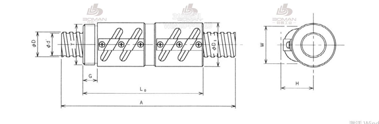 TSK RBR2510 TSK丝杠