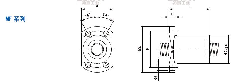 TSUBAKI 10MF3S2 tsubaki丝杆