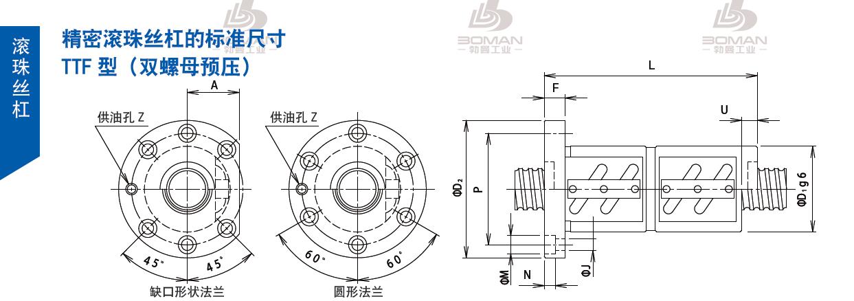 TSUBAKI 28TTFA6 tsubaki滚珠丝杠