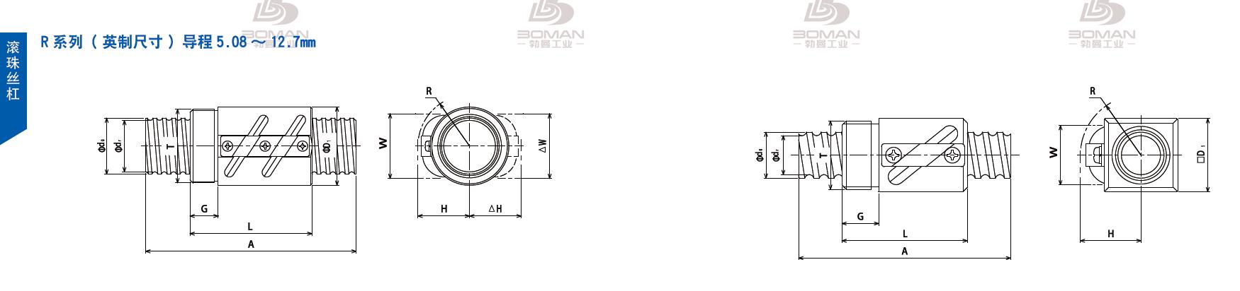 TSUBAKI 38.1RB6.35 tsubaki丝杠