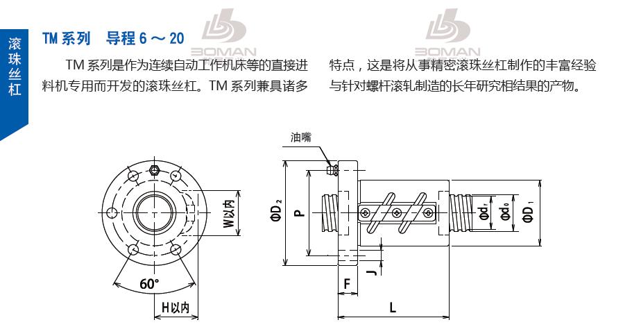 TSUBAKI 36PPFAC10 tsubaki丝杠是什么牌子