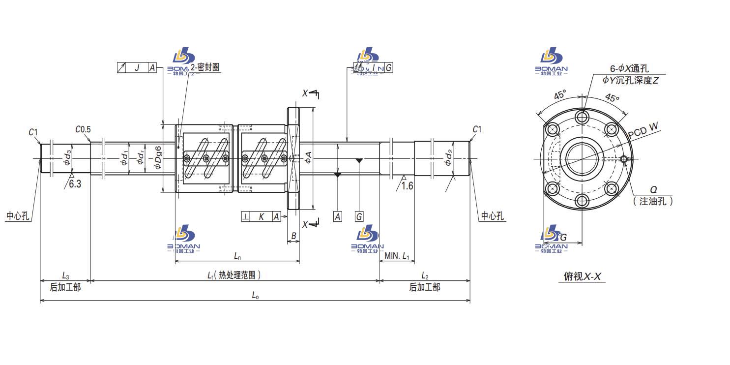 W4025SS-2D-C5Z12-NSK末端未加工品